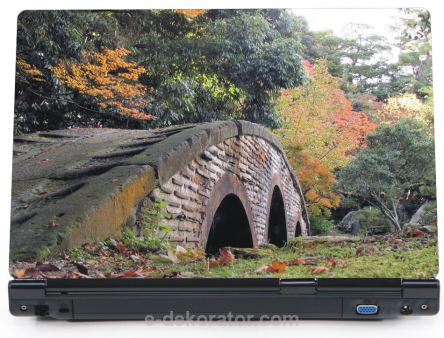 Most starodawny kamienny - naklejka na laptopa lapka - ED799