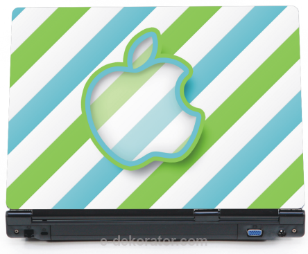 Apple - jabłko - naklejka na laptopa lapka lapa - ED689