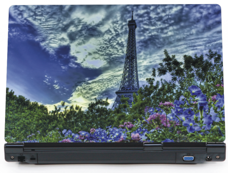 Paryż wieża Eiffla - naklejka na laptopa lapka - ED817
