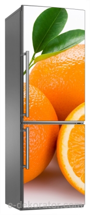 Pomarańcze - naklejka na lodówkę - kod ED681