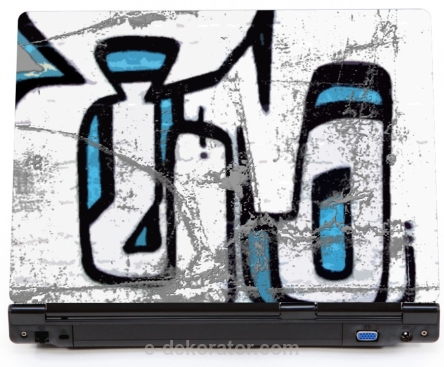 Grafitii - naklejka na laptopa lapka komputer przenośny - kod ED598
