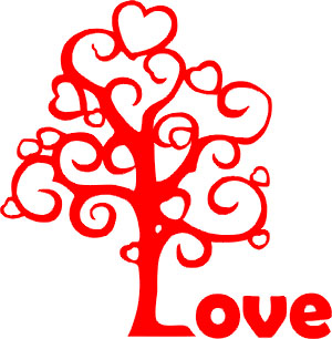 Drzewo love - kod ED281