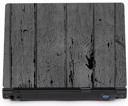 Stare drewno panele deski - naklejka na laptopa lapka - kod ED590