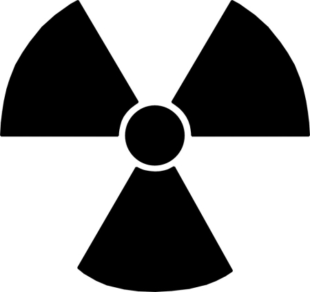 Produkt radioaktywny -  śmigło samolotu - naklejki scienne - szablon malarski - kod ED539