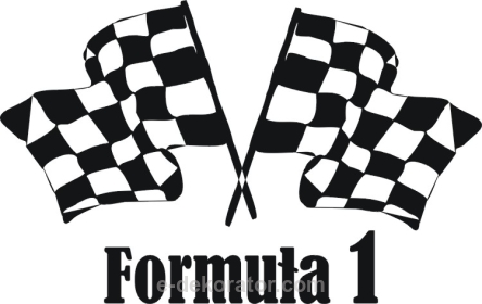 Formuła 1 - napis - kod ED43