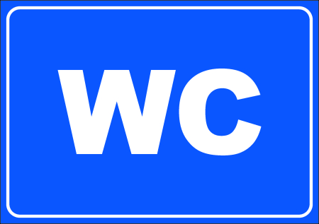 Tabliczka - WC 