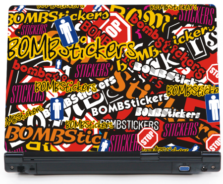 BombStickers - naklejka Bomb-Stick na laptopa lapka -ED741