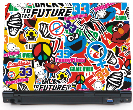 Back to the Future - naklejka BombStickers na laptopa lapka - ED746