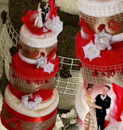 TORT Weselny LA AMOUR Oddech Czerwieni - kod ED11